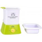 MeeMee Food Warmer (White, Green)